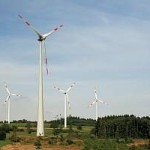 Windkrafträder, Windturbinen, Windkraftanlagen, Hessen